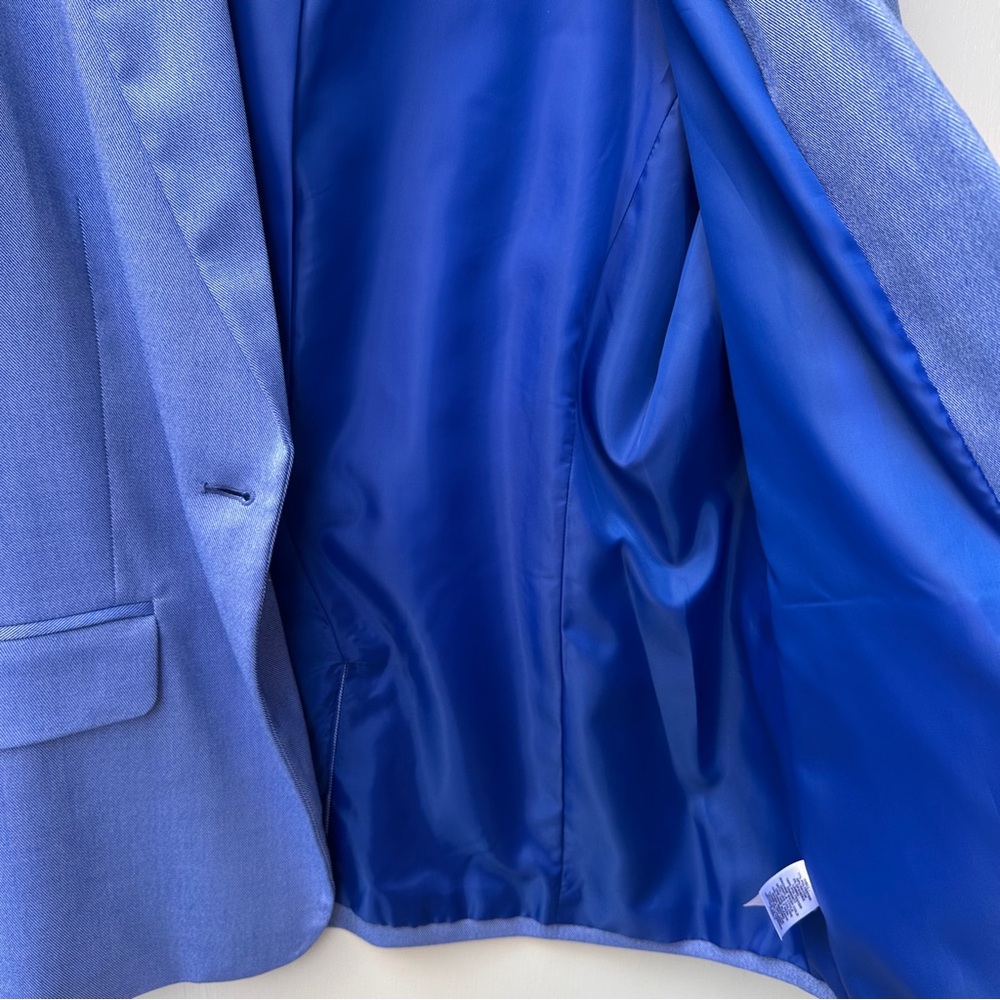 NWT Liz Claiborne Kate Blue Womens Sz 14 Jacket Blazer Suit  Regularly Fit $98 - Picture 7 of 9